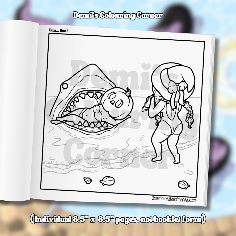 NEW Little Miss Pumpkin Head: Summerween Special Colouring PDF