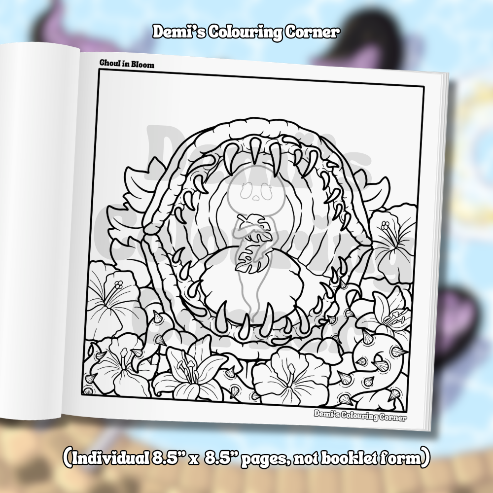 NEW Little Miss Pumpkin Head: Summerween Special Colouring PDF