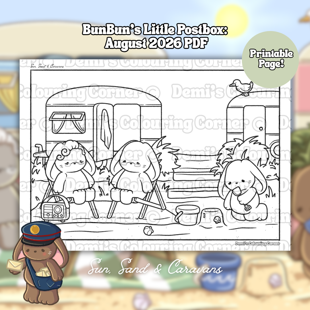 BunBun's Little Postbox: August 2026 PDF