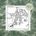 Beware of the Siren's Song Colouring PDF