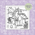 Horror Easter: Creepy Easter Bunny Colouring PDF