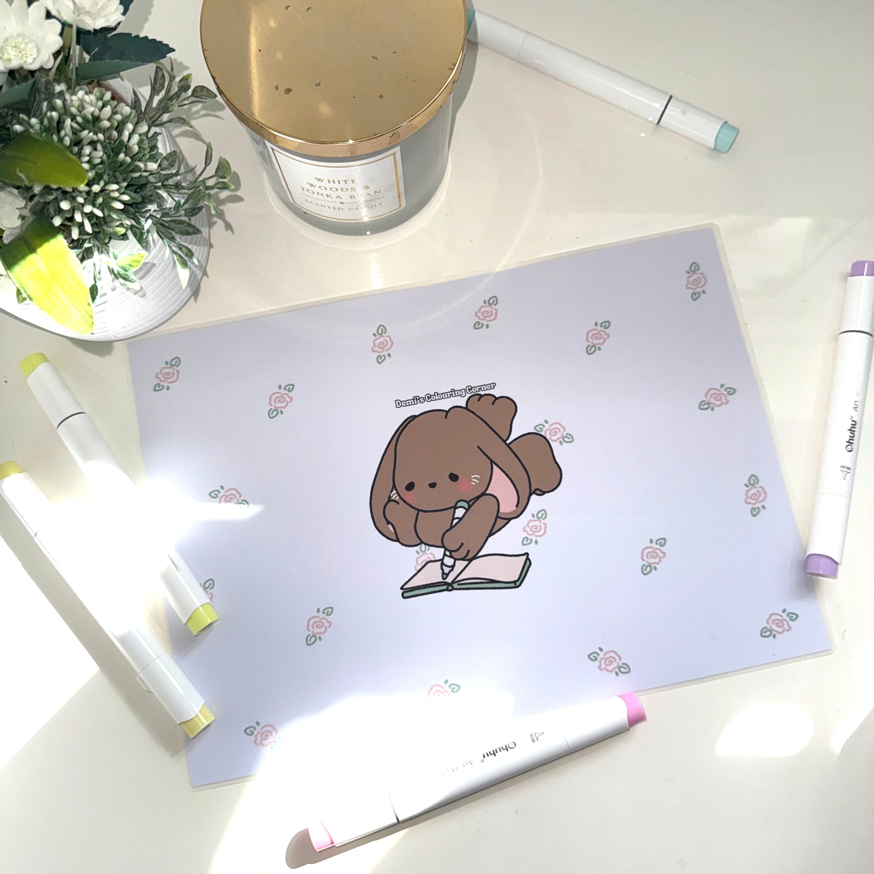 BunBun Protective Colouring Sheet